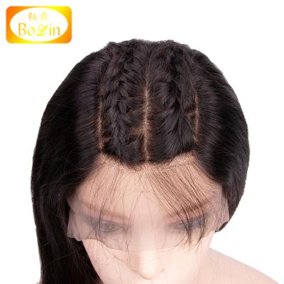 China Factory Wholesale Good Quality Silky Straight Wave Cheap Price 4.5*5 Customized Basic Silk Hair Full Lace Wig for sale