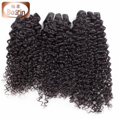 China Different Types Deep Curly Weave Hair 8A Curly Grade Mink Virgin Brazilian Hair Extension Hair for sale