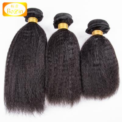 China Natural Wave Curly Straight Hair Bundles Natural Color Peruvian Virgin Hair for sale