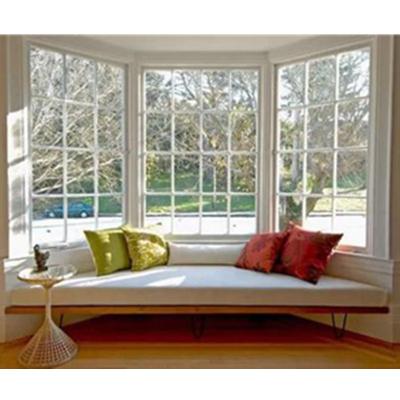 China 2021 High quality PVC casement window UPVC profile for residential double hung casement window doors for sale