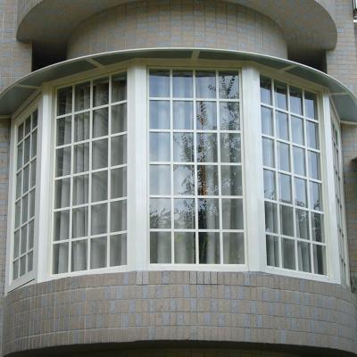 China aluminum frame curved sliding window / huge aluminum window for sale