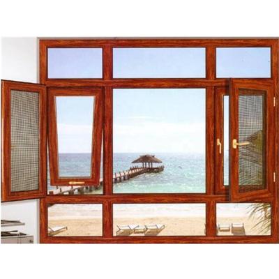 China Aluminum Tempered Glass Aluminium Casement Window Aluminum Alloy Frame Stainless Steel for sale