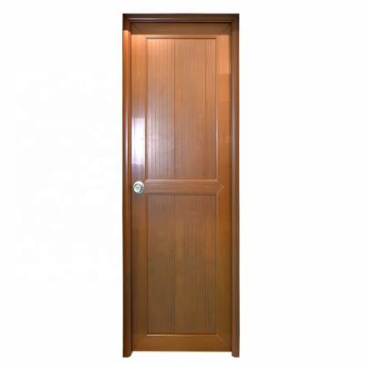 China Customized upvc door 42 series bathroom single leaf swing toilet door casement rest room door panels for sale