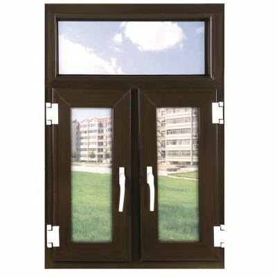 China European design UPVC windows double glazing swing PVC casement window factory customized for sale