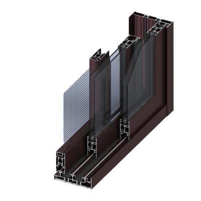 China Factory directly supplythermal break aluminium alloy windows doors frame for sale