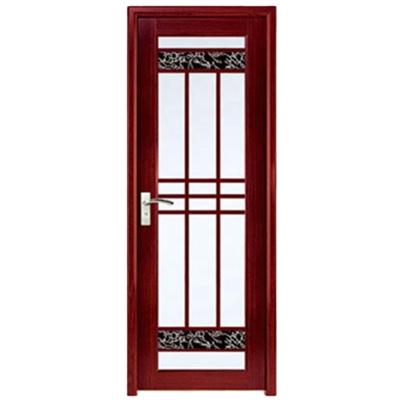 China Factory price hot selling interior door double glass living kitchen bathroom aluminium alloy door for sale