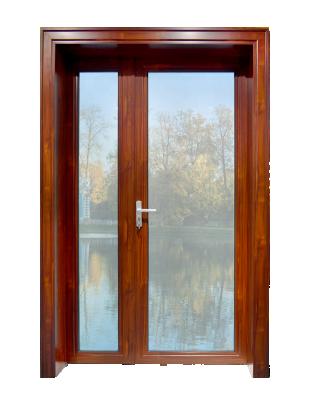 China Factory price picture unequal aluminium alloy double door for sale