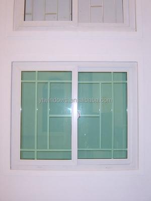 China Hot sale upvc windows laminated tinted glass sliding window hurricane resistant for sale