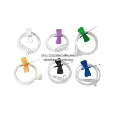 China Disposable Intravenous Transfusion Scalp Vein Set Butterfly Wing Needle Luer Slip Luer Lock Disposable Scalp Infusion Needle for sale