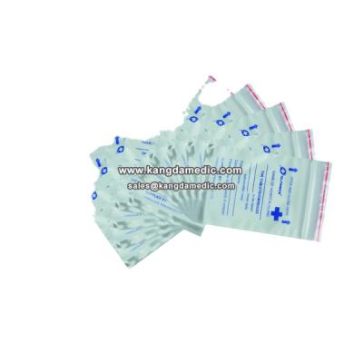 China Recyclable Envelopes Tablet Plastic Resealable Pill Envelopes Dispensing Zipper Plastic Envelope Drug Dispensing for sale