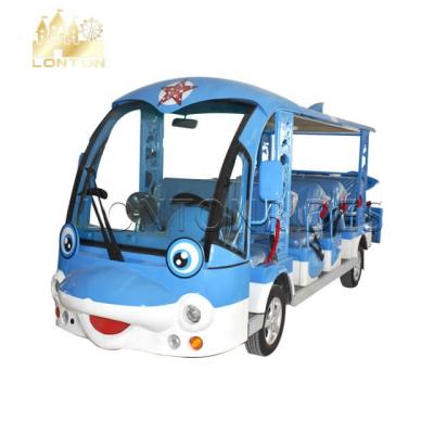 China Amusement Machine China Manufacturer Amusement Electric Sightseeing Tourist Bus For Park Ride for sale