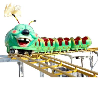 China Theme Park+museum+game center carnival amusement park mini worm train roller coaster for sale for sale