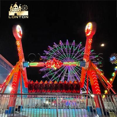 China Hot Selling Amusement Machine Tops Spinning Bounce Thrill Ride Kid Adult Family Rides Amusement Park Ride For Sale for sale