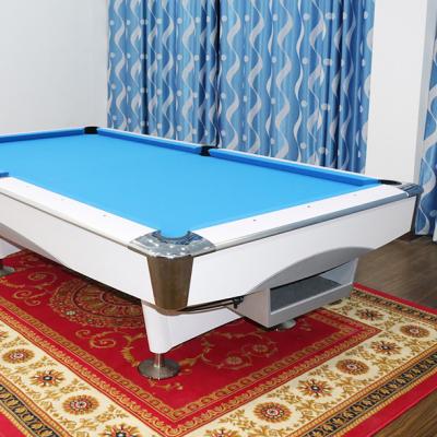 China Wholesale Professional Modern Rubber Pool Table 3A-403W Slate White 9feet Pool Table for sale