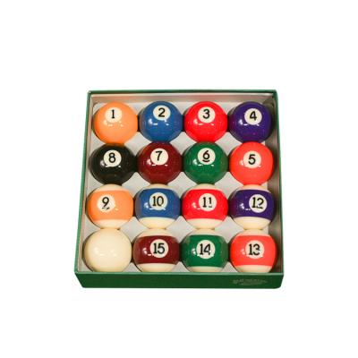 China Billiard table snooker ball set HTY-525M3A 52.5mm high quality complete set of billiard ball snooker table ball sets for sale