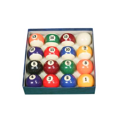 China HTY-57M1A Resin Billiard Balls Complete Set 16pcs Aramith Pool Ball For Snooker Table for sale