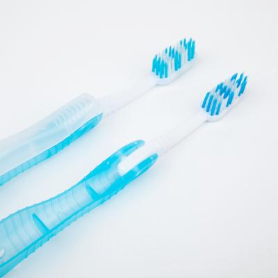 China New Foldable Hygiene Travel Camping Oral Portable Toothbrush Increasing Brush for sale