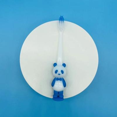 China Durable Type Cute Panda Shape Soft Bristle Kids Toothbrush for sale