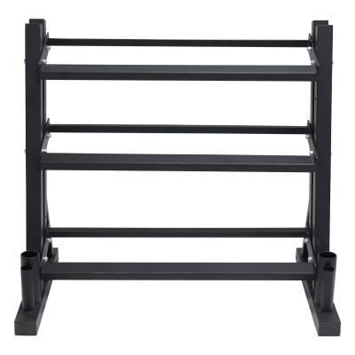 China Indoor Dumbbell Rack Rack 3 Row Dumbbell Set Cheap Plate Home Rack Weight Rack Home Fitness Equipment On Sale for sale