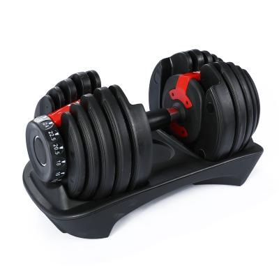 China Home\Gym\Adjustable Dumbbell 5-52.5lbs/2.5-24kg, Home Gym Fitness Weightlifting Equipment Dumbbell Sports Performance Range Set for sale