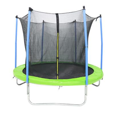 China With Net 8FT Bed Fitness Trampoline Bounce House Indoor Outdoor Outdoor Fitness Protective Bungee In Sale Adults And Children Park Manufacturers for sale