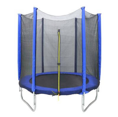 China With Net Protector Mini Trampoline For Kids With Inner Safety Fence Jumping, High Quality 6FT Jumping Bed, Exercise Fitness Trampoline for sale