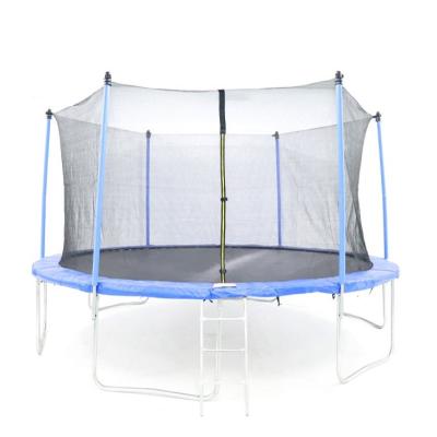 China With Trampoline Jumping Net 15FT Bed Protector With Safety Net Double Bungee Pad With Zipper And Loop Cheap Trampoline Outside for sale