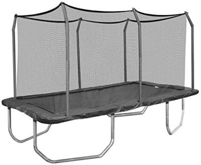 China With protective net 8ft x 12ft rectangle trampoline for sale