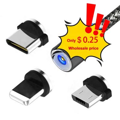 China 2020 High Quality Top Selling 3 In 1 Magnetic Cable Charger USB Usb Led Data Line For Iphone for sale