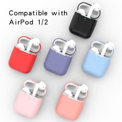 China For Earphone Wholesale Soft Silicone Case For Apple Airpods Protective Rubber Case for sale