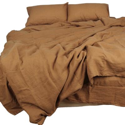 China Anti-bacteria 100% hemp bedding sets more color options for sale