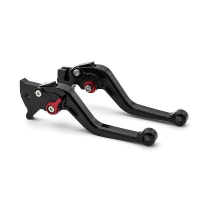 China Aluminum Adjustable Brake And Clutch Levers Handle Bar Racing Spare Parts for sale