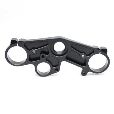 China CNC R6 Aluminum Lowering Triple Shaft Front End Upper Top Clamp for sale