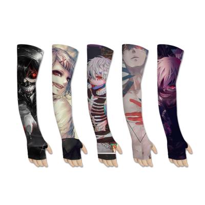 China Outdoor Breathable Tokyo Ghoul Jinmuyan Sun Protective Sleeve Arm Guard Basketball Riding Gloves Ice Silk Sleeve for sale