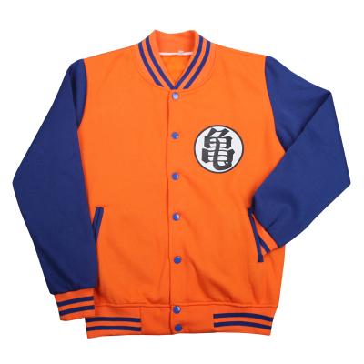 China Wholesale anti-shrink jacket vest anti-shrink world goku ball dragon factory autumn and winter fairy turtle lettering long-sleeved zipper for sale