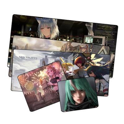 China Custom Printed 3D Anime Oversized Anime Game Player Arknights Mouse Pad Keyboard Pad for sale