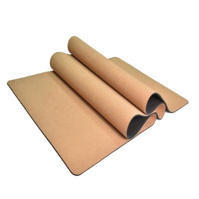 China Eco-Friendly Rubber Exercise Mat HUI CHUNG Cheap Exercise Mats Nature Cork Yoga Mats Factory Direct Gymnastics Sale for sale