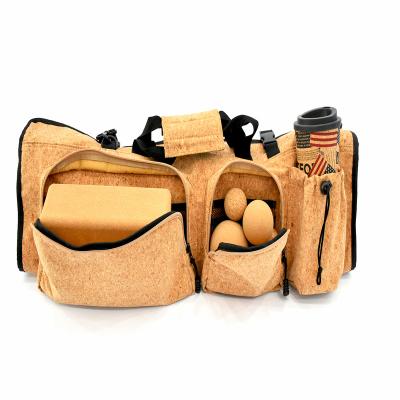 China Multi Functional Low Price Guaranteed Strong Load Bearing Easy To Use Quality Cork Yoga Bag for sale