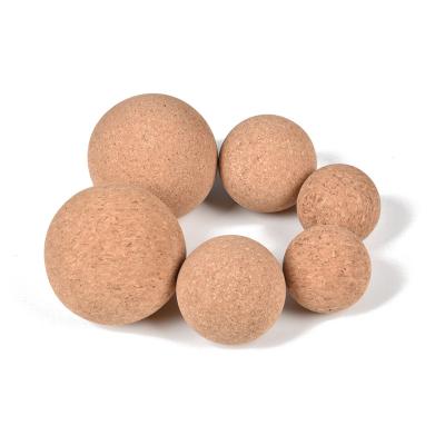 China Durable & Eco Friendly Eco Cork Ball & Solid Cork Construction 70mm Reflexology Plantar Fasciitis Pressure & Points for sale