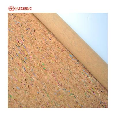 China Factory Directly Sale Eco - Friendly Cork Fabric Synthetic Leather For Bags Shoes Notebook for sale