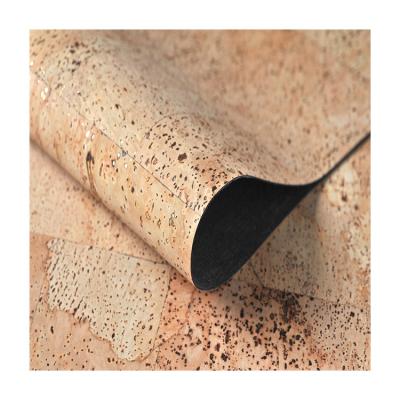 China Wholesale High Quality Natural Cork Mat Leather Fabric from Cork+PU China for sale