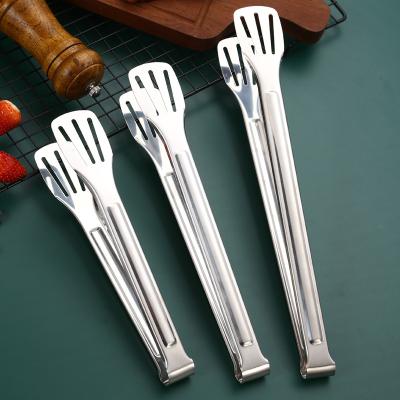 China Sustainable Kitchen Accessories 304 Food Grade Stainless Steel Food Clip Thickened Stainless Steel Anti-rust And Anti-slip for sale