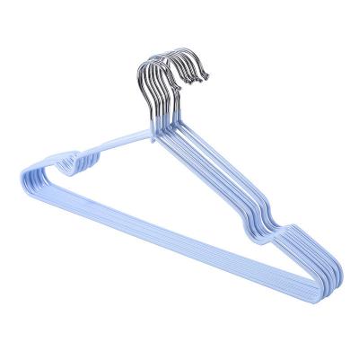 China Behind The Doors/On Walls Household Bold Dip Hangers Household Plastic Clothes Hanging Shoulder Angle Stainless Steel Seamless Non-Skid Clothes Drying Rack for sale