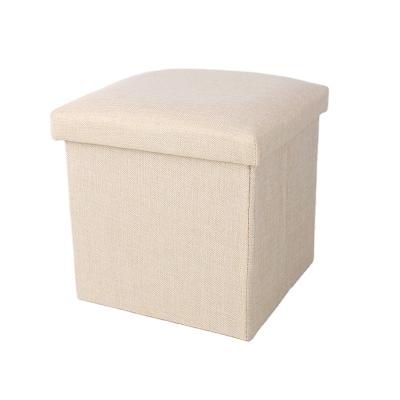 China Storm Minimalist Stool Can Rest Bench Household Living Room Shoe Stool Folding Dual-Use Multifunctional Storage Box for sale