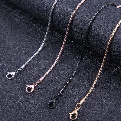 China Europe and America Women's Real 18K Gold Beads Charms Necklace Rope Chain Pendant Two-Layer Set Stainless Steel Coin for sale