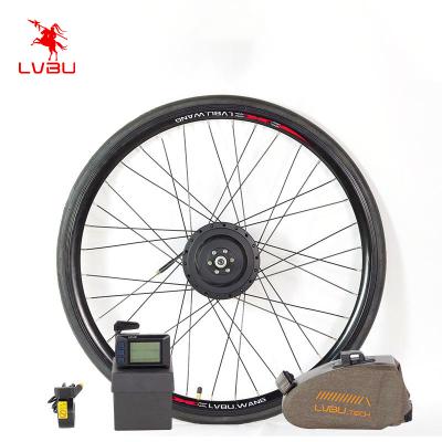 China Lvbu High Power 36v 500w Brushless Hub Motor Big Inch E-Bike Conversion Kit UK Warehouse 16-29 (700C) for sale