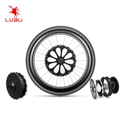 China LVBU modification 36V 250W 350W 500W electric bicycle front wheel modification kit smart conversione e bike kit 16