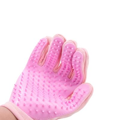 China Stocked Cat Dog Remover Massage With 5 Fingers DGrooming Brush Pet Bathing Tool Comb Brush for sale