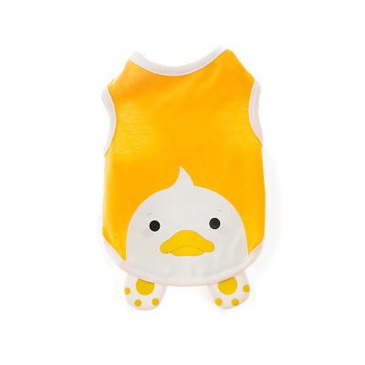 China Its Breathable Teddy Dog Vest Summer Cat Clothese Three-dimensional Cartoon Animal Thin Viable Cat Vest New Pet Clothes for sale