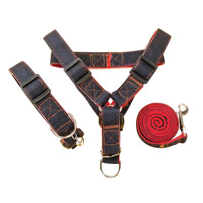 China Wholesale Viable Spot Pet Traction Belt Dog Small and Medium Dog Harness Custom Made Cat Traction Rope for sale